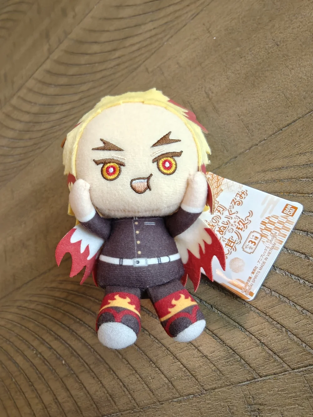 Demon Slayer Kyojuro Rengoku Bandai Spirits Keychain NWT